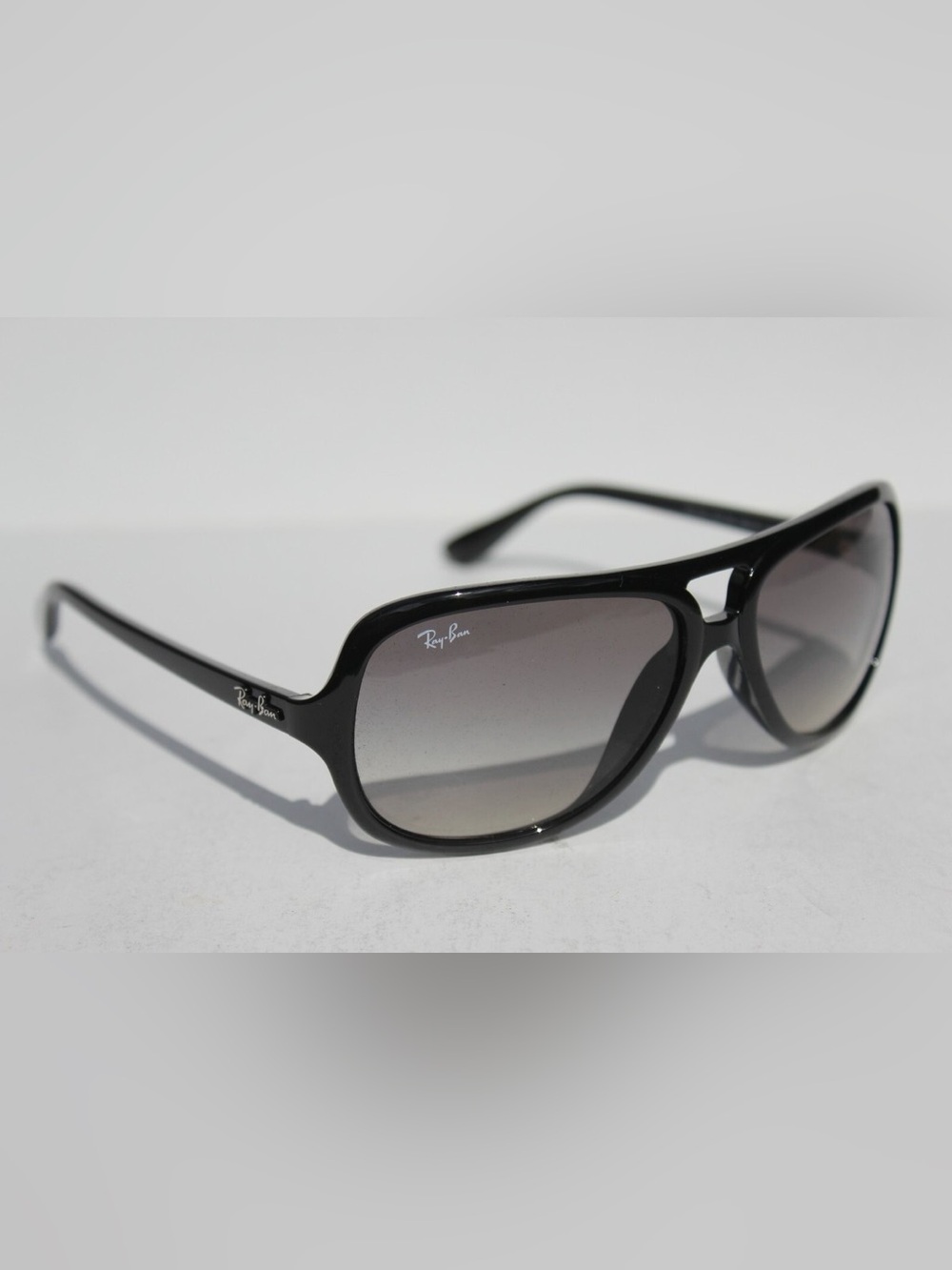 Ray-Ban RB4162 Black Pilot Sunglasses Gradient Lenses 59mm - Picture 2 of 7